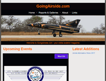 Tablet Screenshot of goingairside.com
